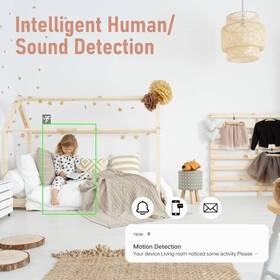 IP kamera IMMAX BABY, Wi-Fi, Tuya modrá

 obrázok produktu 6 z 9