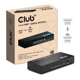 HDMI rozbočovač Club3D 4 porty HDMI, 4K120Hz čierny

 obrázok produktu 8 z 9