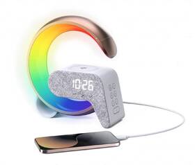 Stolná lampa IMMAX FLAMINGO, Qi nabíjanie, budík zlatá

 obrázok produktu 4 z 9