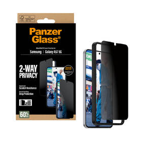 Tvrdené sklo PanzerGlass Privacy na Samsung Galaxy A57 s inštalačným rámčekom 

 obrázok produktu 2 z 6