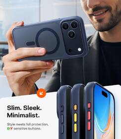Kryt na mobil Torras Guardian Magnetic na Apple iPhone 17 Pro Max modrý

 obrázok produktu 3 z 7