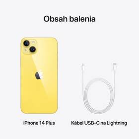 Mobilný telefón Apple iPhone 14 Plus 128GB žltý 

 obrázok produktu 8 z 8