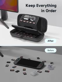 Puzdro JSAUX Carrying Case - Nintendo Switch 2 čierne

 obrázok produktu 6 z 7