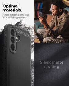 Kryt na mobil Spigen Rugged Armor - Samsung Galaxy A37 5G čierny

 obrázok produktu 13 z 14