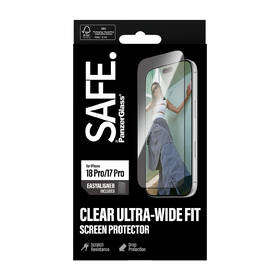 Tvrdené sklo PanzerGlass SAFE na Apple iPhone 18 Pro/17 Pro s instalačním rámečkem čierne

 obrázok produktu 4 z 7