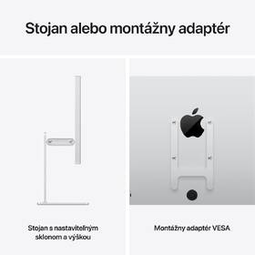 Monitor Apple Studio Display XDR - sklo s nanotexturou - stojan s nastavitelným náklonem a výškou 

 obrázok produktu 7 z 9