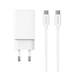 Nabíjačka do siete Epico UltraBoost GaN 45W 2x USB-C + kábel biela

 obrázok produktu 1 z 5