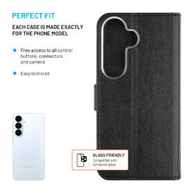 Puzdro na mobil flipové FIXED Opus na Samsung Galaxy S26 čierne

 obrázok produktu 2 z 7