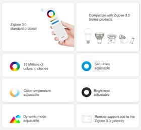 Diaľkový ovládač IMMAX MiBOXER 089Z, univerzálny, Zigbee 3.0, RGB+CCT, TUYA 

 obrázok produktu 4 z 4