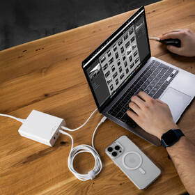 Nabíjačka do siete FIXED Charging Station 3xUSB-C/ 1xUSB-A, GaN, PD 3.0, 200 W biela

 obrázok produktu 8 z 12