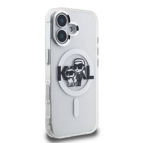 Kryt na mobil Karl Lagerfeld IML Glitter Karl and Choupette Sketch MagSafe na Apple iPhone 16 priehľadný

 obrázok produktu 2 z 6