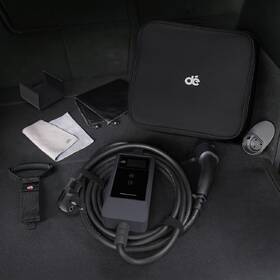 Cestovná nabíjacia stanica dé pro elektromobily 3kW s 10m kabelem, verze s CZ aplikací čierna

 obrázok produktu 4 z 6