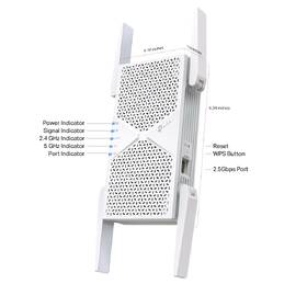 Wi-Fi extender TP-Link RE405BE Wi-Fi7 BE6500 biely

 obrázok produktu 2 z 9