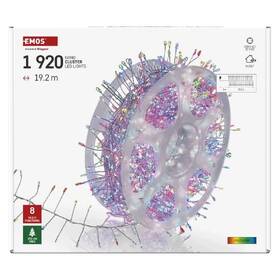 LED reťaz EMOS na cívce, nano, stříbrný, 19,2 m, venkovní i vnitřní, multicolor, časovač strieborný

 obrázok produktu 6 z 7