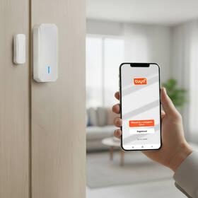 Hlásič pohybu Solight Smart WiFi, magnetický na dvere, napájanie zo zásuvky biele

 obrázok produktu 11 z 12