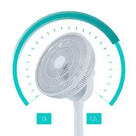 Ventilátor stojanový Duux DXCF105 Whisper Flex 2 Smart Ice Blue modrý

 obrázok produktu 7 z 15