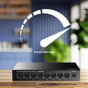 Switch Strong SW8000M 8-Port Gigabit kovový

 obrázok produktu 7 z 12