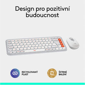 Klávesnica s myšou Logitech POP ICON, US layout biela

 obrázok produktu 9 z 10
