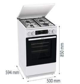 Kombinovaný sporák Gorenje MEKS5121WM biely

 obrázok produktu 15 z 15