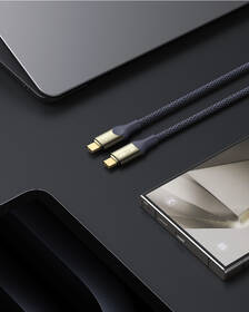 Kábel Voltme Powerlink Utron Series USB-C/USB-C, CTC 5A/240W 2m sivý/modrý

 obrázok produktu 1 z 2