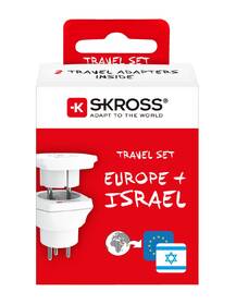 Cestovný adaptér SKROSS Israel Combo na použitie v Izraeli, typ H biely

 obrázok produktu 3 z 3