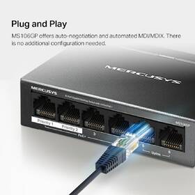 Switch Mercusys MS106GP ( MS106GP) čierny

 obrázok produktu 8 z 9