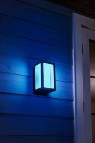 Nástenné svietidlo Philips Impress White and Color Ambiance, nástenné obdĺžnikové čierne

 obrázok produktu 6 z 7
