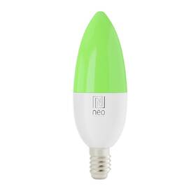 Inteligentná žiarovka IMMAX NEO SMART LED E14 6W RGB+CCT farebná a biela, stmievateľná, WiFi 

 obrázok produktu 2 z 10