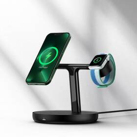 Bezdrôtová nabíjačka Baseus Swan 3v1 MagSafe 20W (Apple Watch/AirPods/iPhone) čierna

 obrázok produktu 8 z 9