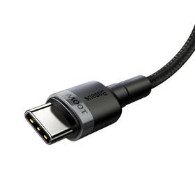 Kábel Baseus Cafule USB-C/USB-C PD2.0 100W, 5A, 2m čierny/sivý

 obrázok produktu 2 z 5