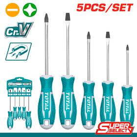 Sada skrutkovačov Total tools THT2506052 (5 ks) 

 obrázok produktu 4 z 4