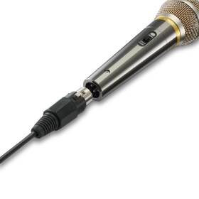 Mikrofón Hama Vocal Pro, XLR/jack 6,35 mm strieborný/sivý

 obrázok produktu 2 z 3