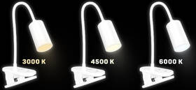 Stolná lampa Connect IT Clip 2 biela

 obrázok produktu 4 z 5