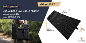 Solárny panel Viking Viking L60 PD čierny

 obrázok produktu 10 z 13