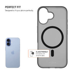 Kryt na mobil FIXED TPU gelový MagStory s podporou MagSafe na Apple iPhone 16 čierny

 obrázok produktu 1 z 6