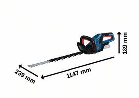 Nožnice na živý plot Bosch Professional Bosch Professional GHE 18V-60 (bez batérie) 

 obrázok produktu 1 z 5