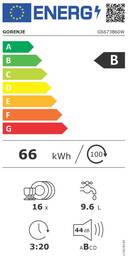 Umývačka riadu Gorenje GS673B60W biela

 obrázok produktu 1 z 16
