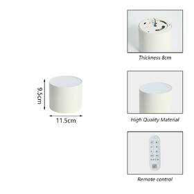 LED stropné svietidlo IMMAX NEO LITE RONDATES SMART, 11,5cm, 18W, 1458lm, s podporou BEACON, Wi-Fi, TUYA biele

 obrázok produktu 3 z 7