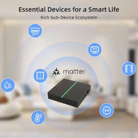 Riadiaca jednotka IMMAX NEO Matter Bridge Smart, Zigbee 3.0, Thread, LAN, Wi-Fi, TUYA čierna

 obrázok produktu 7 z 11