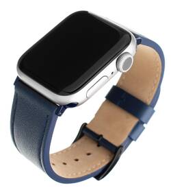 Remienok FIXED Leather Strap na Apple Watch 42/44/45/49 mm modrý

 obrázok produktu 3 z 4