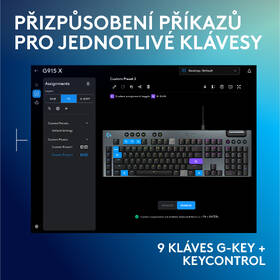 Klávesnica Logitech G915 X Wired, US layout čierna

 obrázok produktu 3 z 8