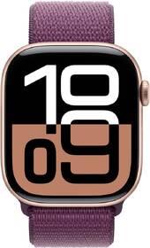 Inteligentné hodinky Apple GPS 42mm ružovo zlatý hliník - slivkový prevliekaci športový remienok 

 obrázok produktu 1 z 8