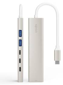 USB Hub Epico UltraHub 6in1 Slim Alu EH20 USB-C biely

 obrázok produktu 2 z 3