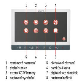 Dverný videotelefón EMOS EM-10AHD 

 obrázok produktu 7 z 14