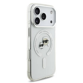 Kryt na mobil Karl Lagerfeld IML K&CH Heads Metal Frame MagSafe na Apple iPhone 17 Pro priehľadný

 obrázok produktu 2 z 7