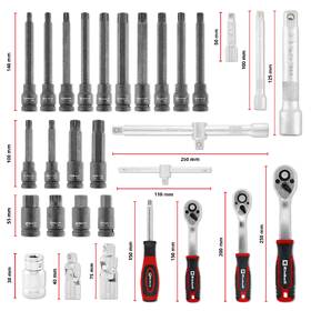 Sada gola kľúčov Einhell E-Case (121 ks) 49370515 

 obrázok produktu 4 z 6