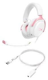 Headset HyperX Cloud III biely/ružový

 obrázok produktu 6 z 6