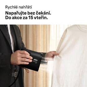 Ručný naparovač odevov Braun GS1051BK čierny

 obrázok produktu 9 z 13