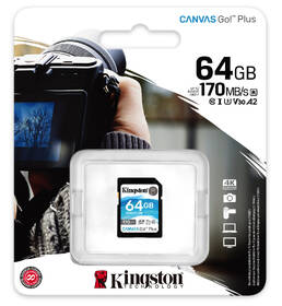 Pamäťová karta Kingston SDXC 64GB UHS-I U3 (170R/70W) 

 obrázok produktu 2 z 2