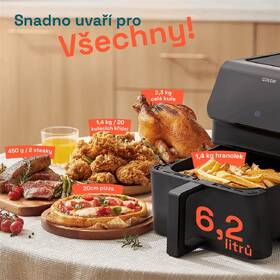 Fritéza teplovzdušná COSORI P651 Premium II 6,2 l čierna

 obrázok produktu 10 z 15